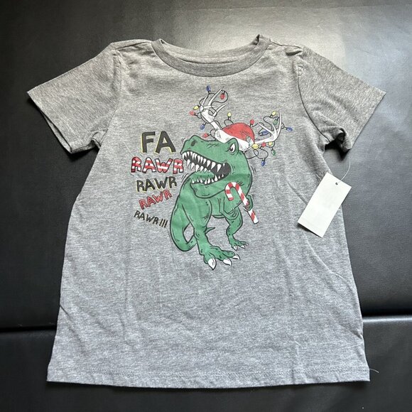 NWT Epic Threads Christmas T-Tex Tee Boys - Picture 2 of 3
